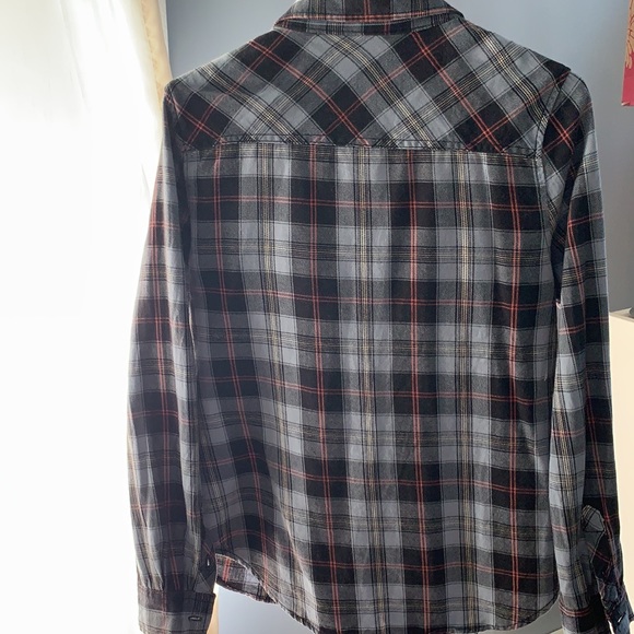 Blue flannel style shirt - Picture 4 of 6